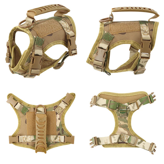 Tactical Cat Harness β Adjustable Military Vest for Cats & Small Dogs | Escape-Proof, Padded & Training Control Handle All orders ship fast from our USA warehouse πΊπΈ (3-7 days)
