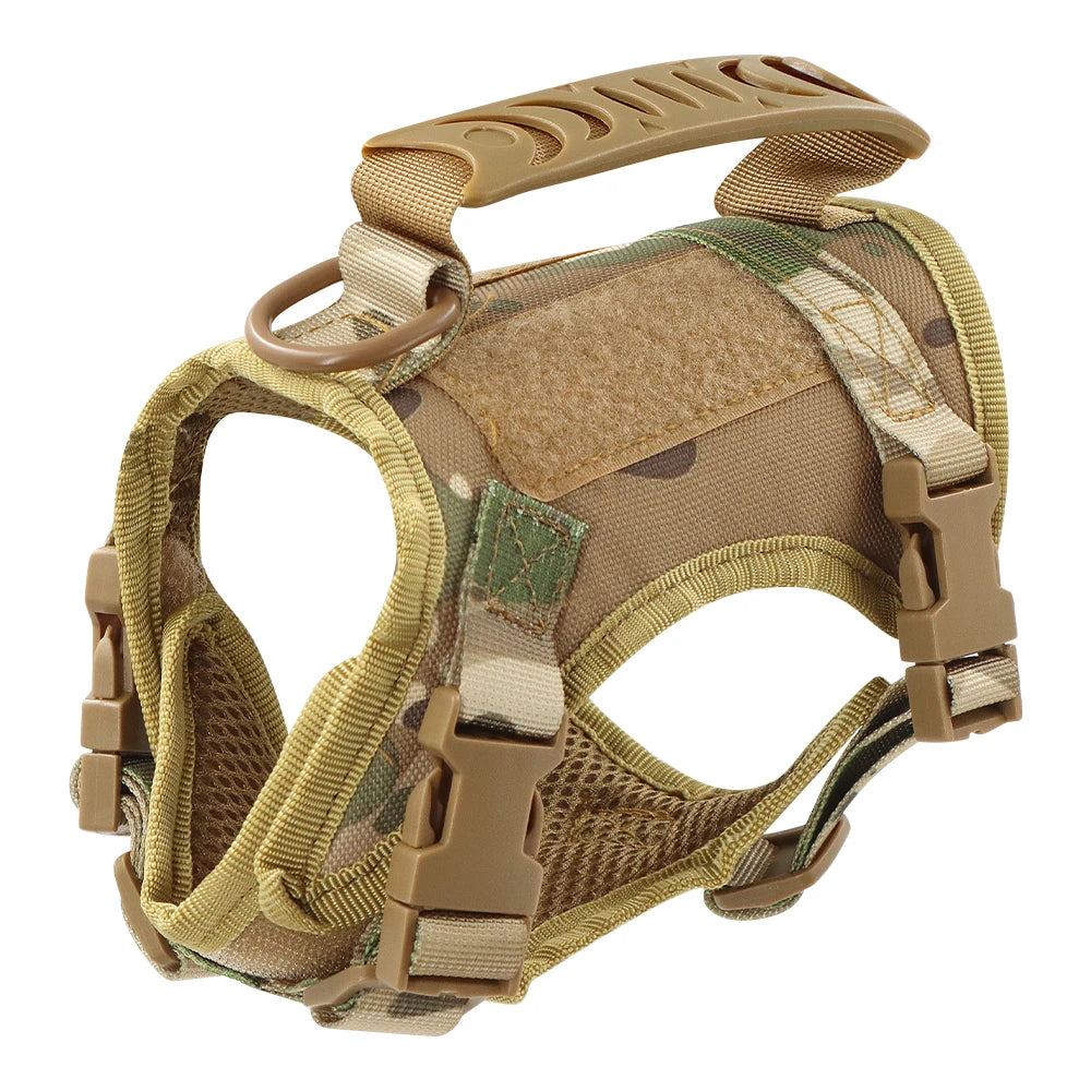 Tactical Cat Harness β Adjustable Military Vest for Cats & Small Dogs | Escape-Proof, Padded & Training Control Handle All orders ship fast from our USA warehouse πΊπΈ (3-7 days)
