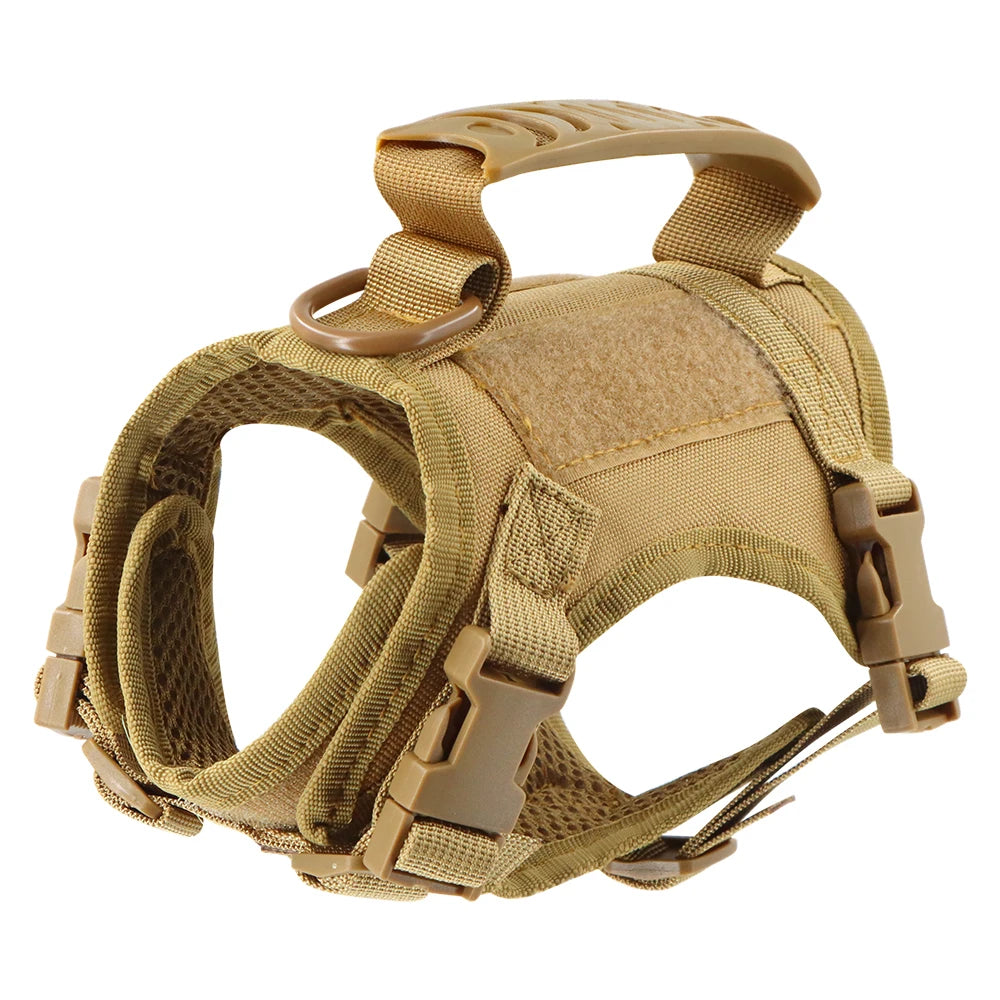 Tactical Cat Harness β Adjustable Military Vest for Cats & Small Dogs | Escape-Proof, Padded & Training Control Handle All orders ship fast from our USA warehouse πΊπΈ (3-7 days)