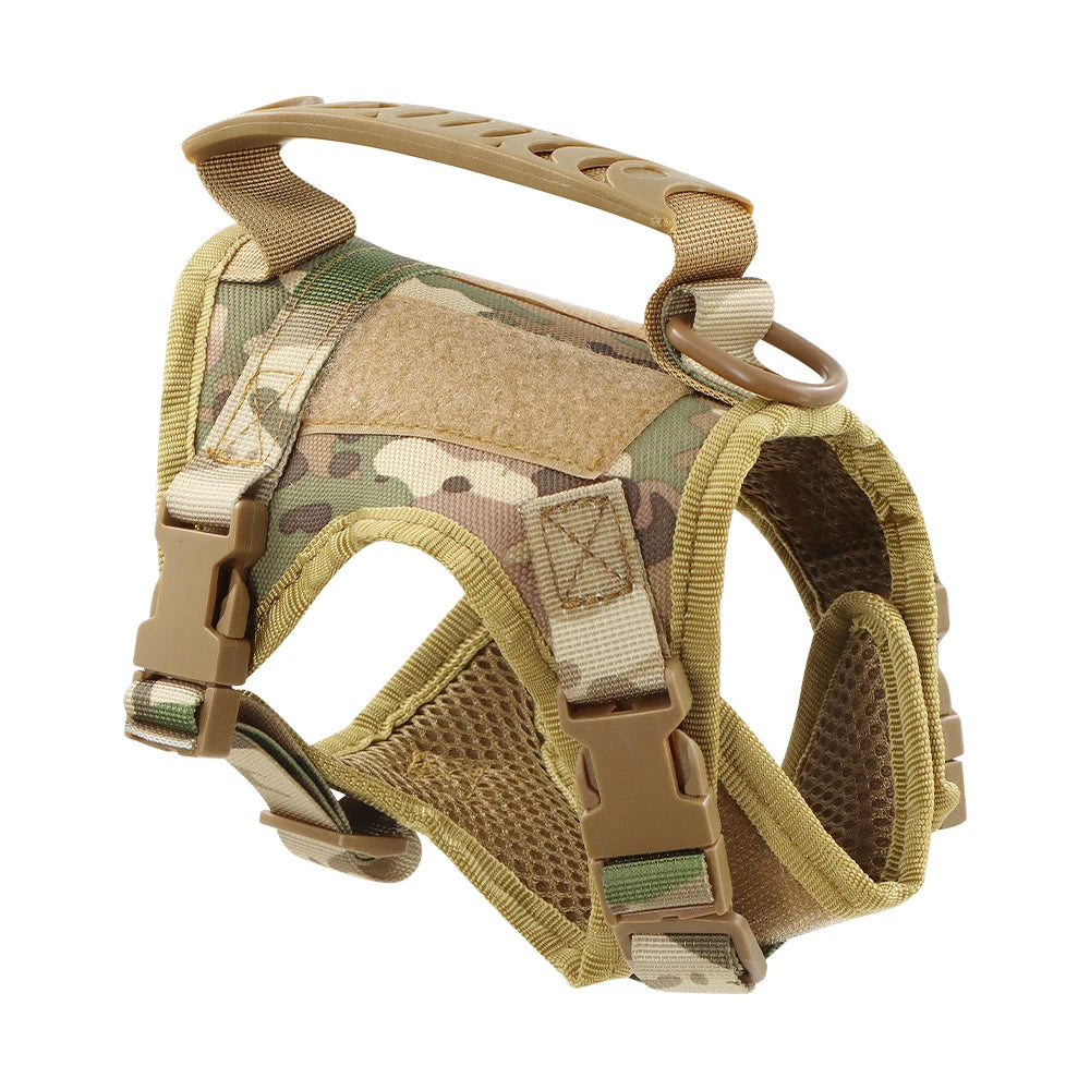 Tactical Cat Harness β Adjustable Military Vest for Cats & Small Dogs | Escape-Proof, Padded & Training Control Handle All orders ship fast from our USA warehouse πΊπΈ (3-7 days)