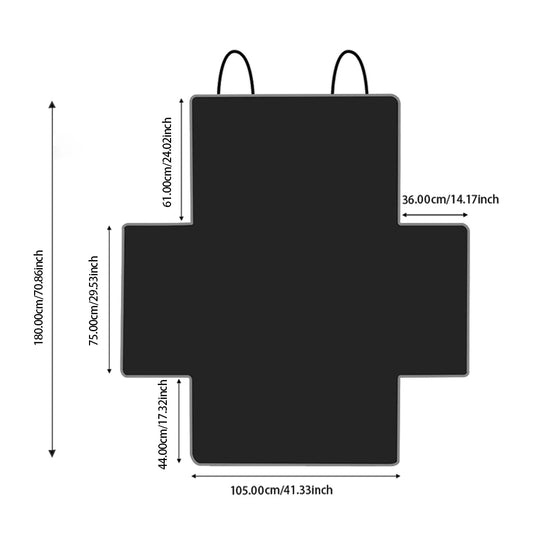 Dog Car Seat Cover β Waterproof Pet Hammock for Back Seat with Mesh Window, Nonslip, Scratchproof & Easy to Clean