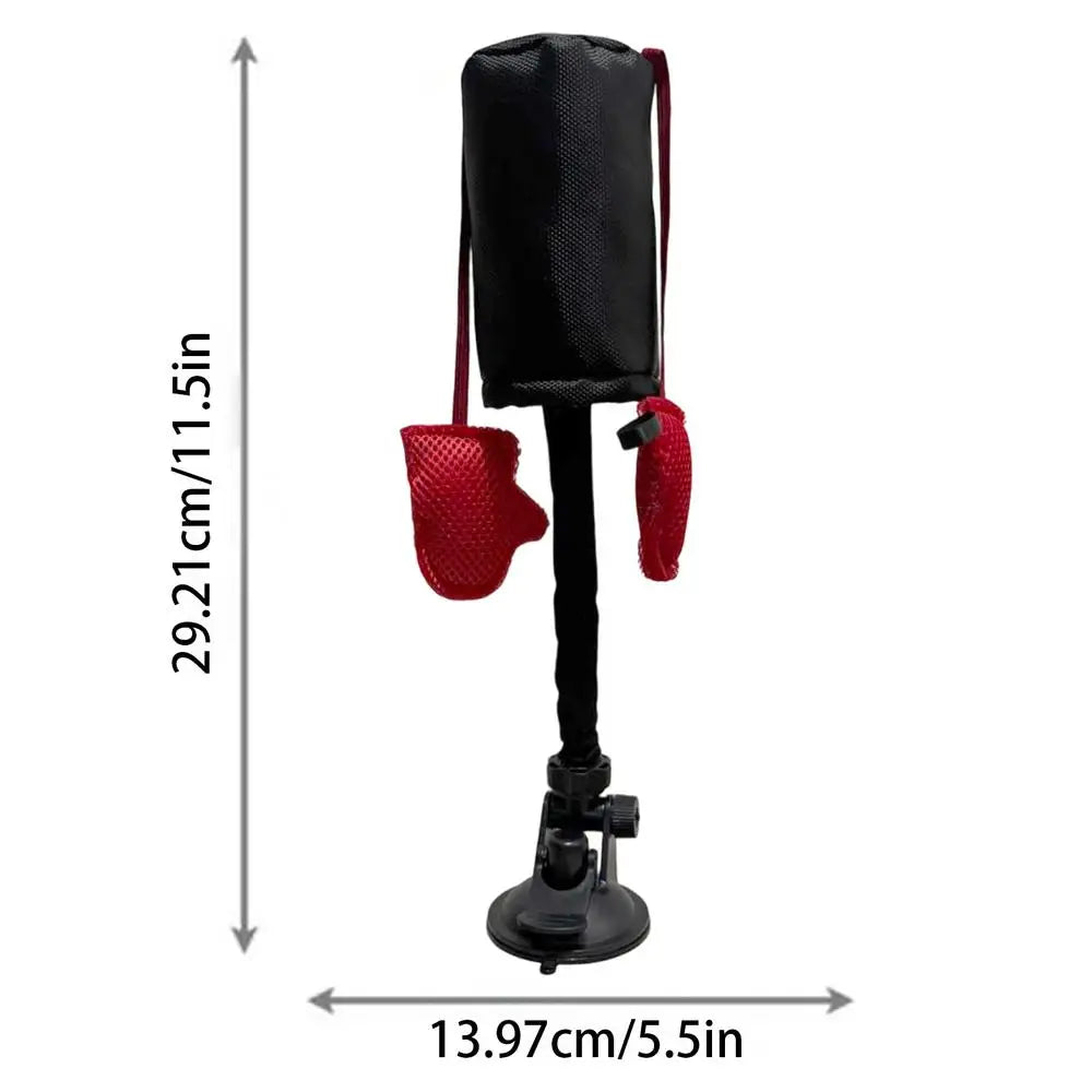 Kitten Play Toy Cat Boxing Bag Interactive Toy With Suction Cup Pet Teasing Interactive Play Train Activity For Balcony Garden